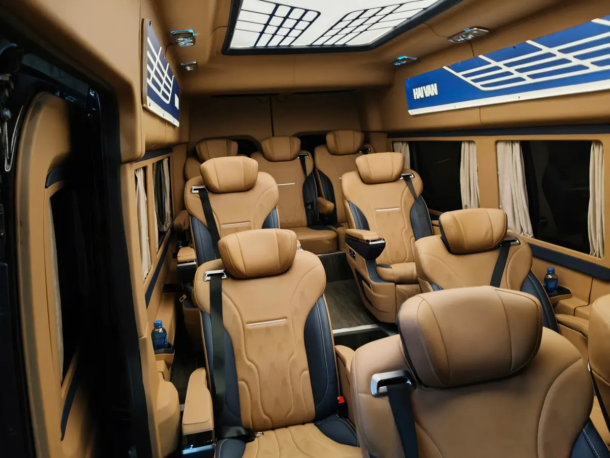 Khoang ghế ngồi limousine của Hải Vân Xuân Tráng